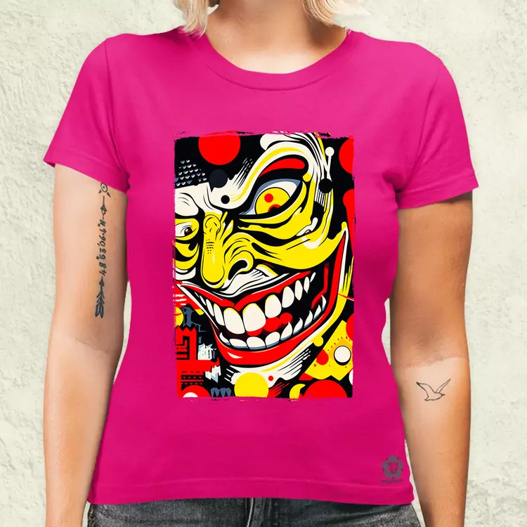 Pop art maszk v1 női póló