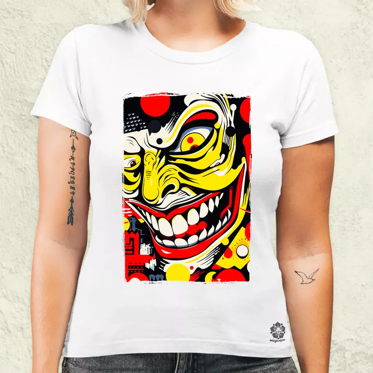 Pop art maszk v1 női póló