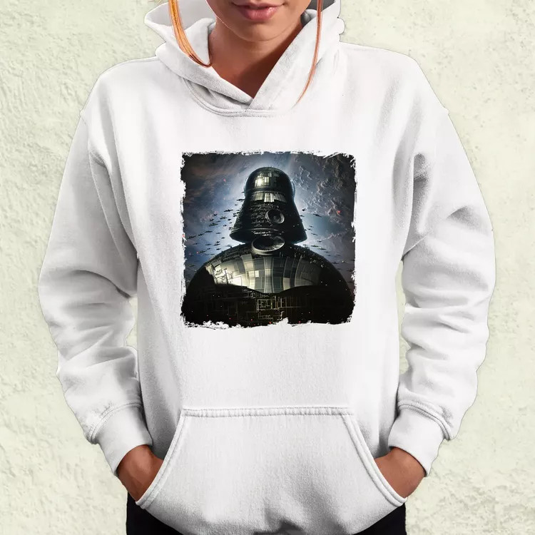 Pareidolia Darth Vader Halálcsillag fantázia v1 női pulóver
