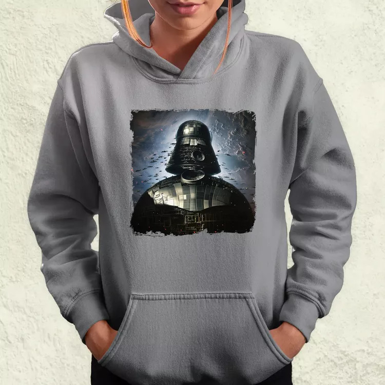 Pareidolia Darth Vader Halálcsillag fantázia v1 női pulóver