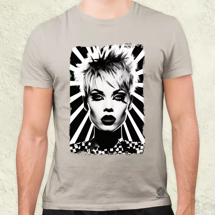 Pop art punk portré v1 férfi póló