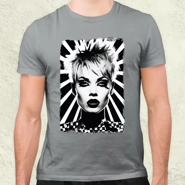 Pop art punk portré v1 férfi póló