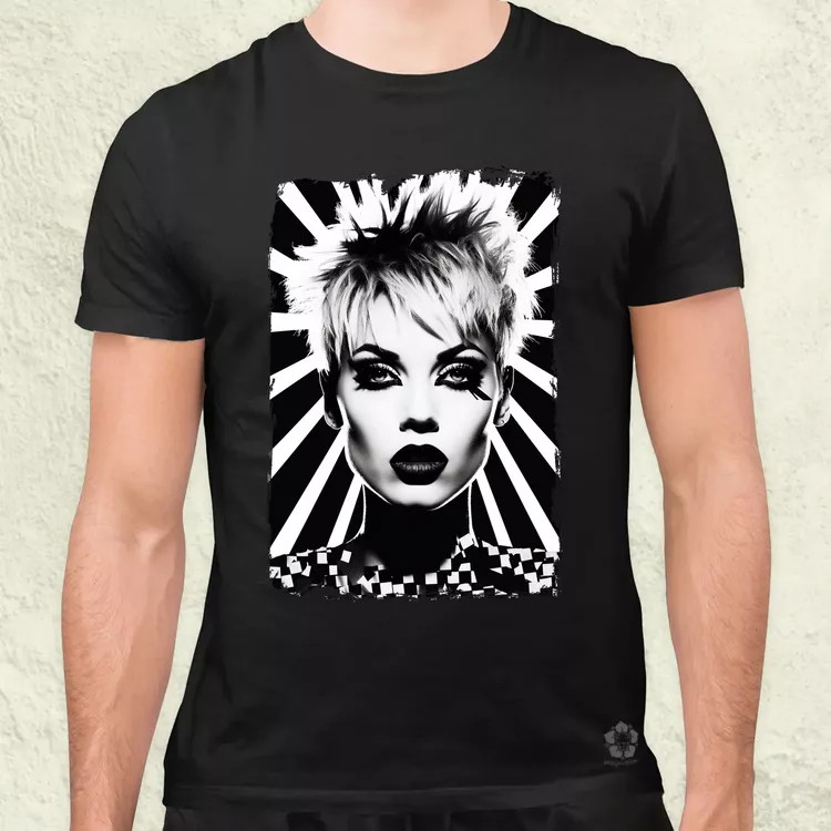 Pop art punk portré v1 férfi póló