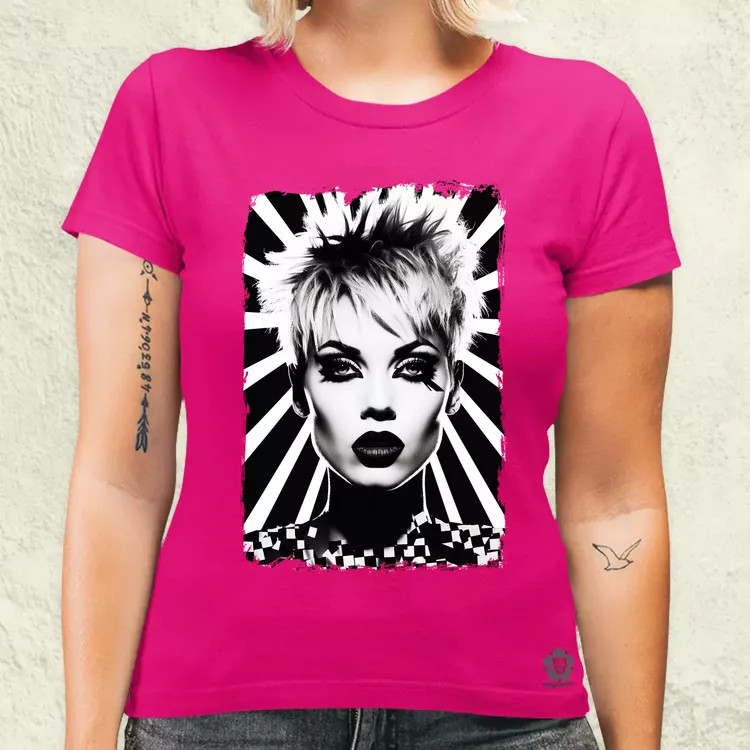 Pop art punk portré v1 női póló