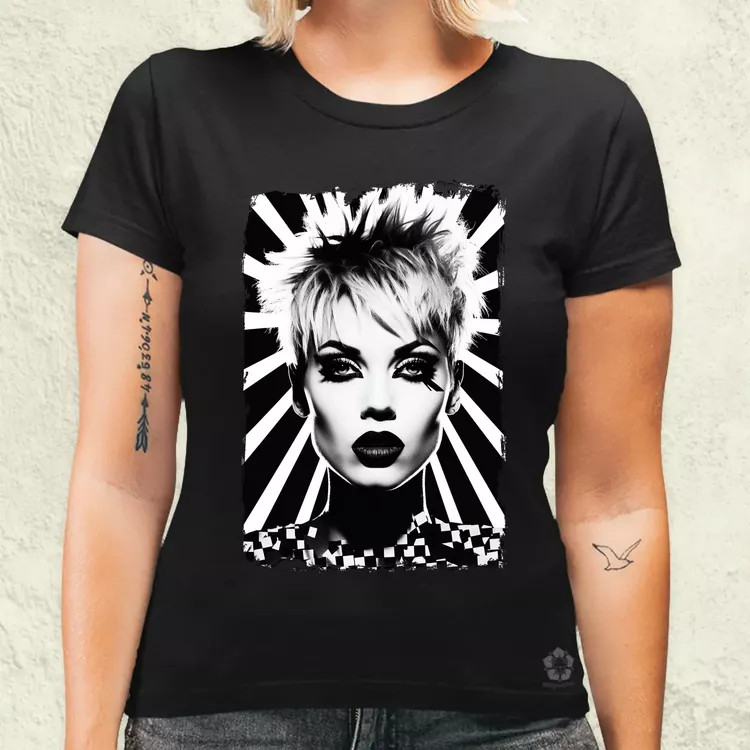 Pop art punk portré v1 női póló