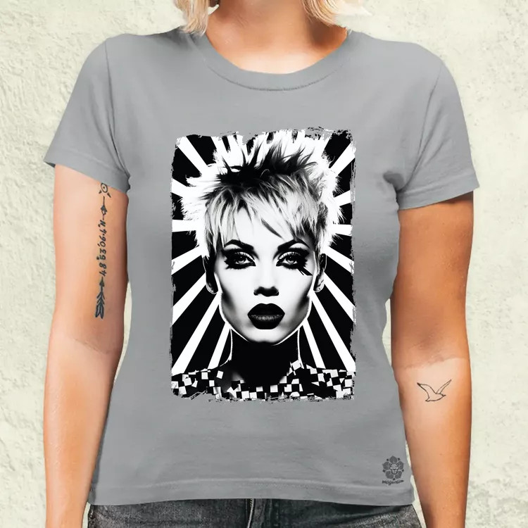 Pop art punk portré v1 női póló