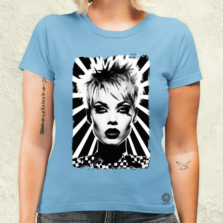 Pop art punk portré v1 női póló