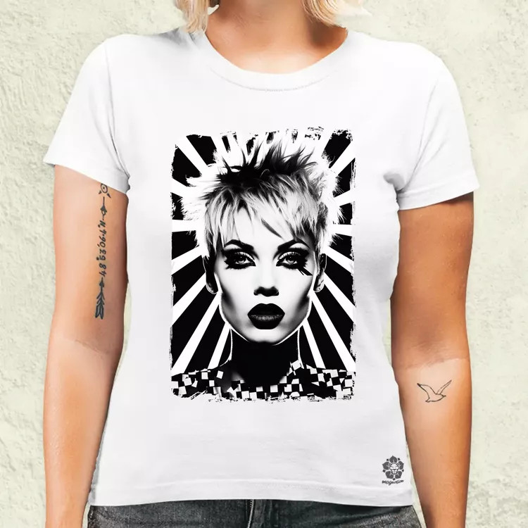 Pop art punk portré v1 női póló