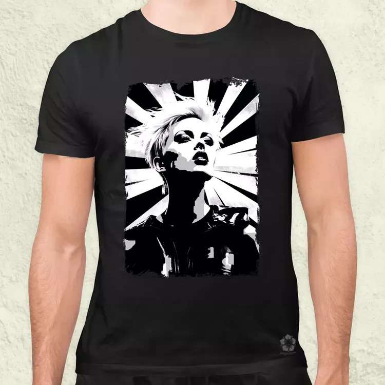 Pop art punk portré v2 férfi póló