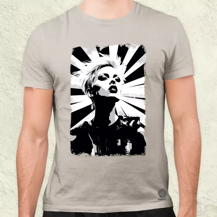 Pop art punk portré v2 férfi póló