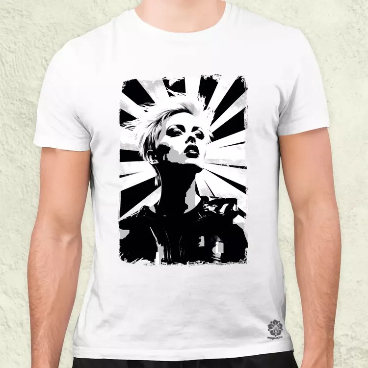Pop art punk portré v2 férfi póló