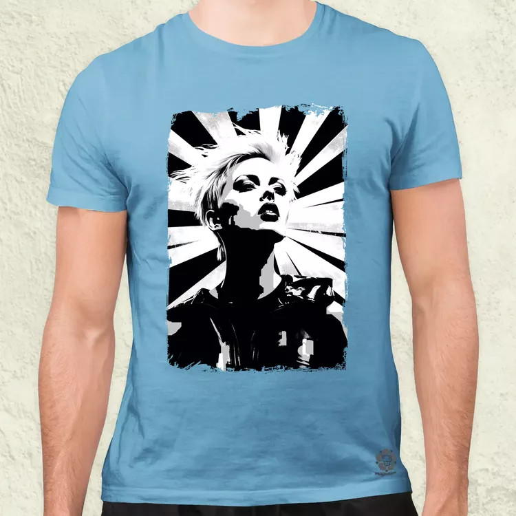 Pop art punk portré v2 férfi póló