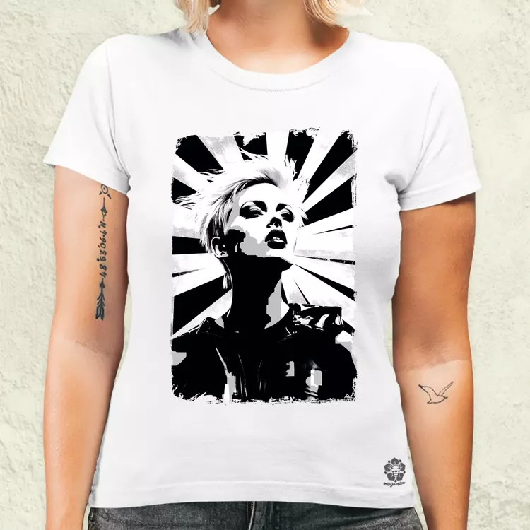 Pop art punk portré v2 női póló