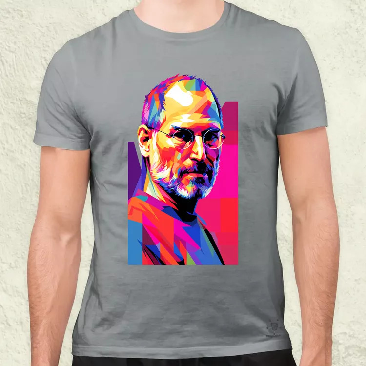 Pop art Steve Jobs v2 férfi póló
