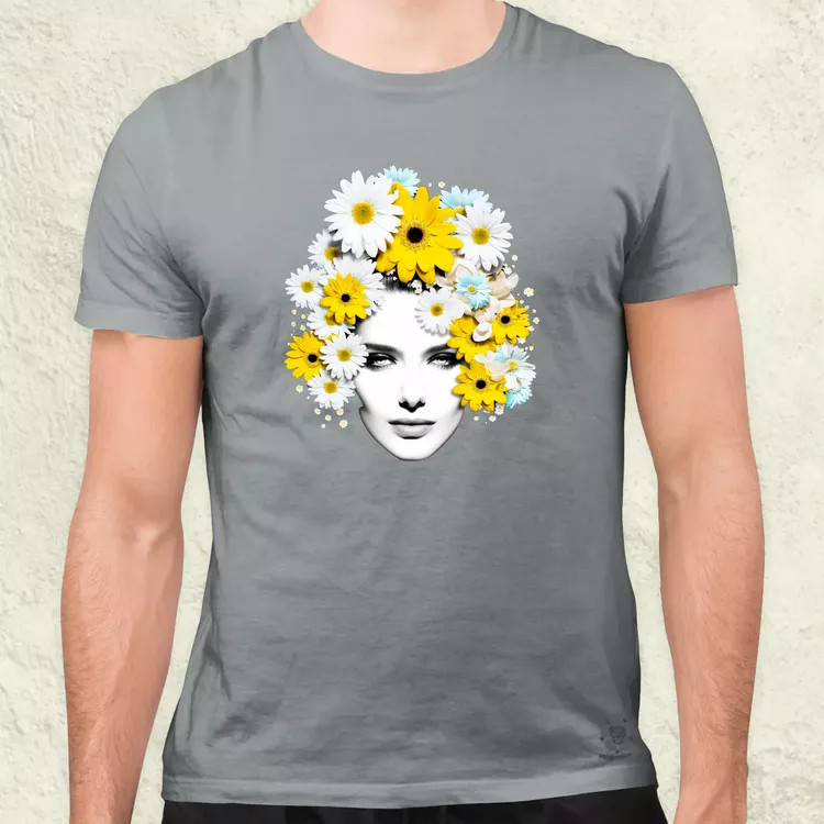Pop art százszorszép férfi póló