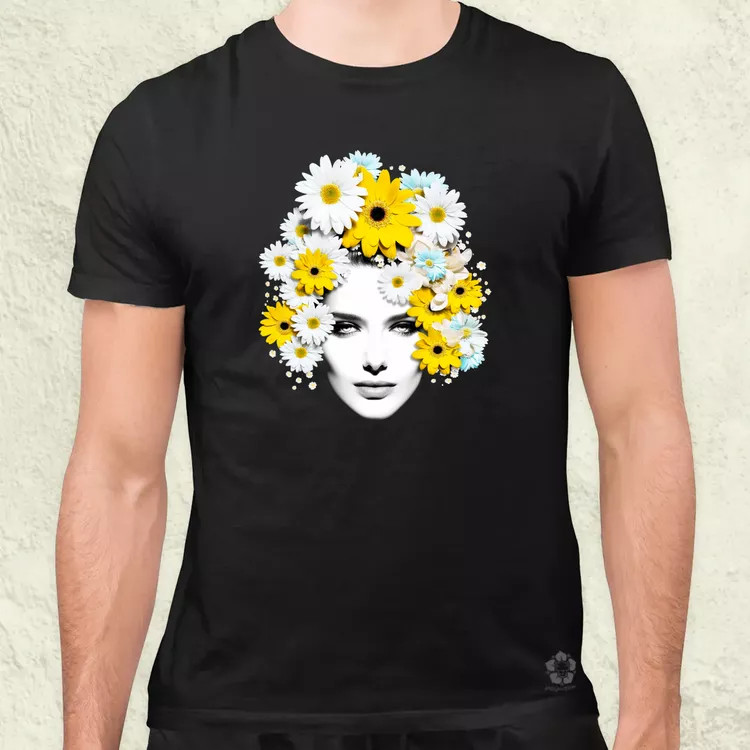 Pop art százszorszép férfi póló