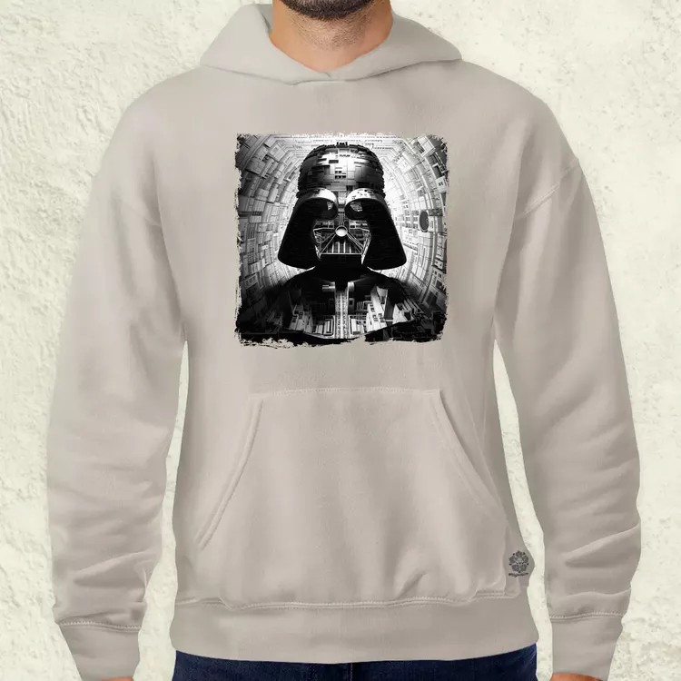 Pareidolia Darth Vader Halálcsillag fantázia v10 férfi pulóver