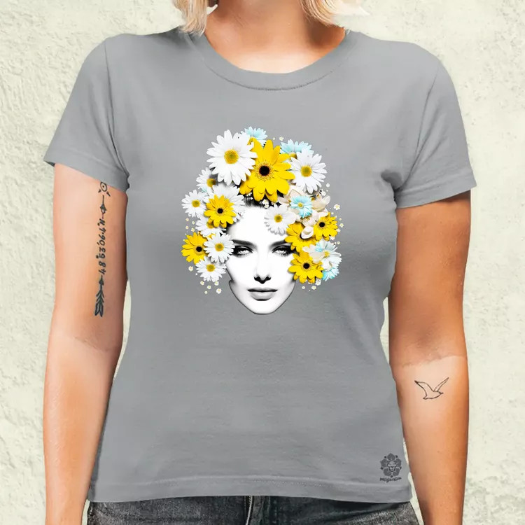 Pop art százszorszép női póló