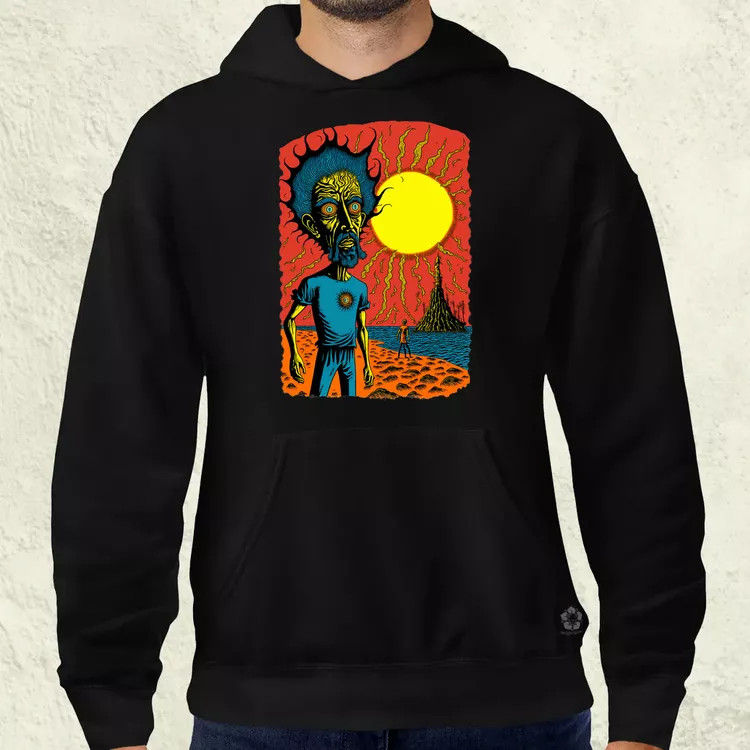 Basil Wolverton fanart v2 férfi pulóver