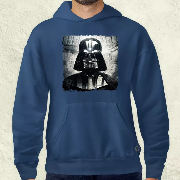 Pareidolia Darth Vader Halálcsillag fantázia v11 férfi pulóver