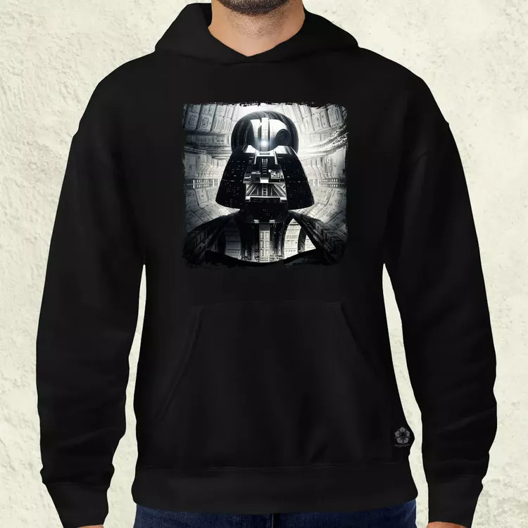 Pareidolia Darth Vader Halálcsillag fantázia v11 férfi pulóver