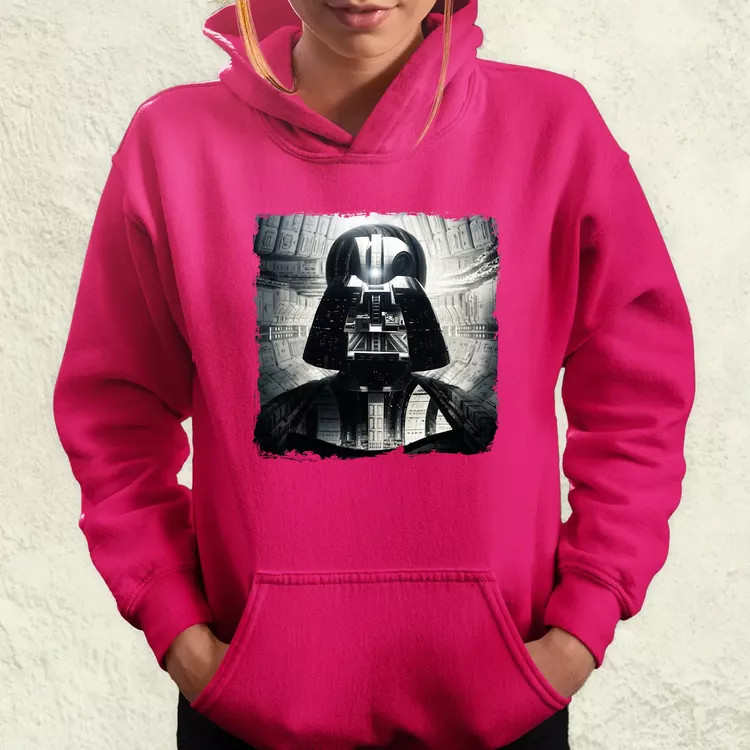 Pareidolia Darth Vader Halálcsillag fantázia v11 női pulóver
