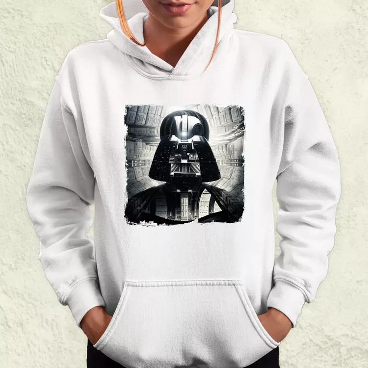 Pareidolia Darth Vader Halálcsillag fantázia v11 női pulóver