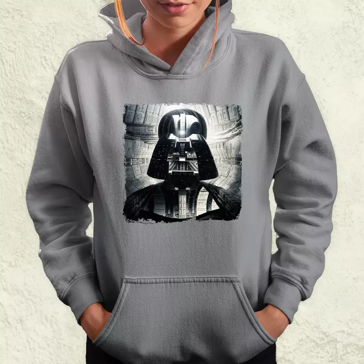 Pareidolia Darth Vader Halálcsillag fantázia v11 női pulóver