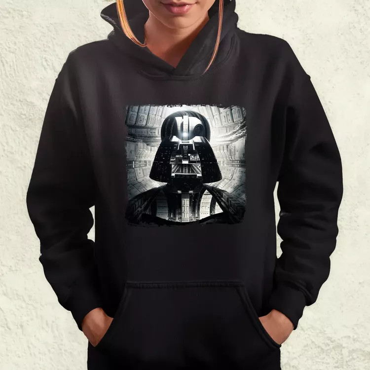 Pareidolia Darth Vader Halálcsillag fantázia v11 női pulóver