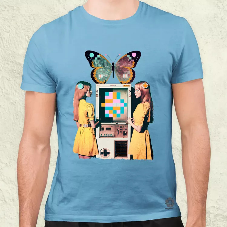 Számítástechnika születése szürrealista pop art v1 férfi póló