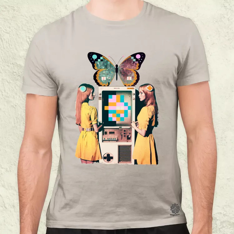 Számítástechnika születése szürrealista pop art v1 férfi póló