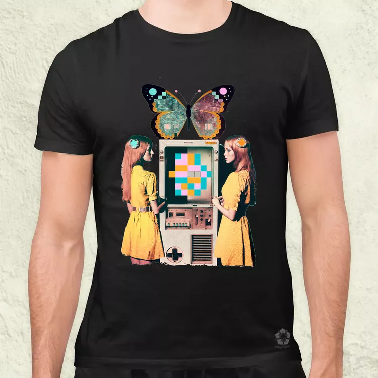Számítástechnika születése szürrealista pop art v1 férfi póló