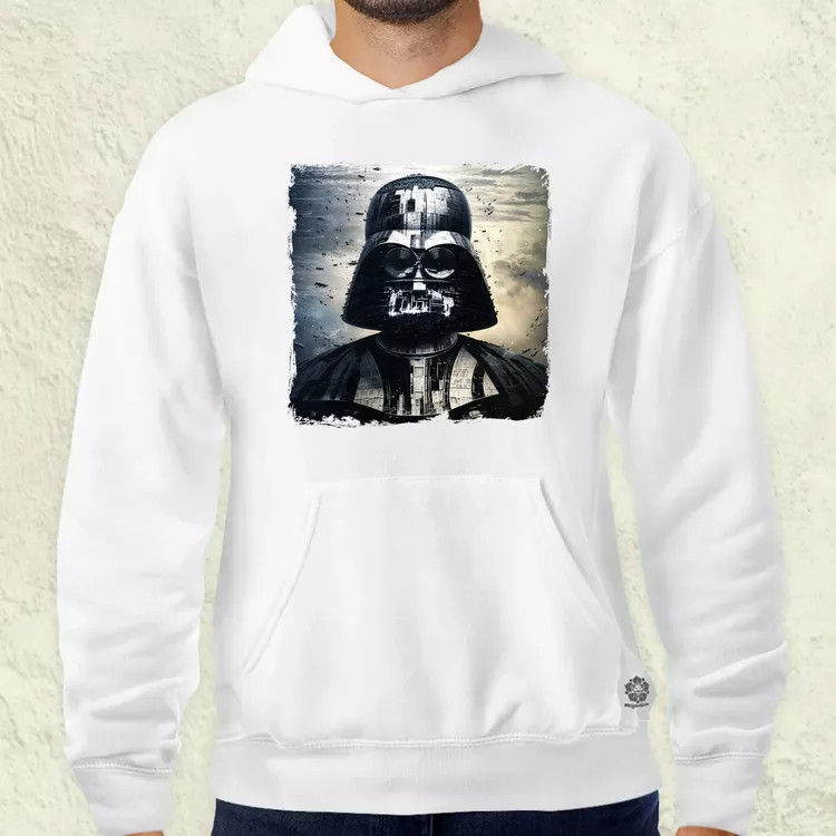 Pareidolia Darth Vader Halálcsillag fantázia v2 férfi pulóver