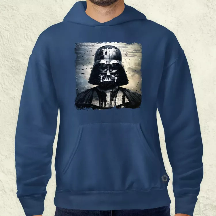 Pareidolia Darth Vader Halálcsillag fantázia v2 férfi pulóver