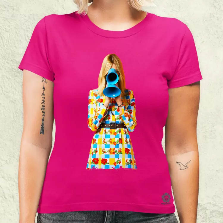 Szürreál pop art fantázia v3 női póló