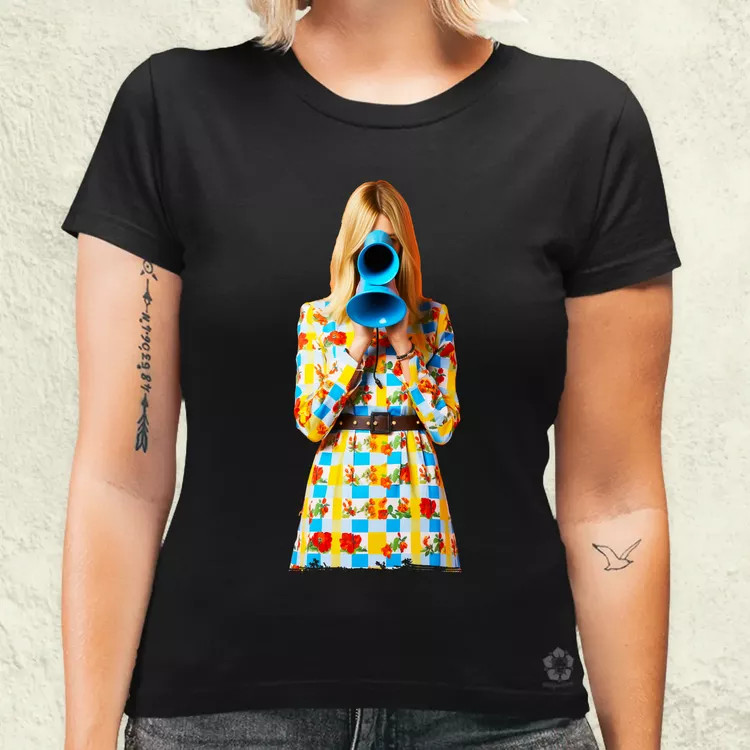 Szürreál pop art fantázia v3 női póló
