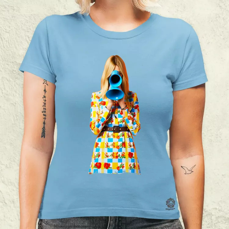 Szürreál pop art fantázia v3 női póló