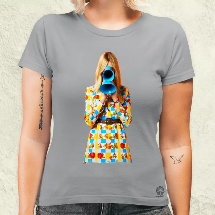 Szürreál pop art fantázia v3 női póló