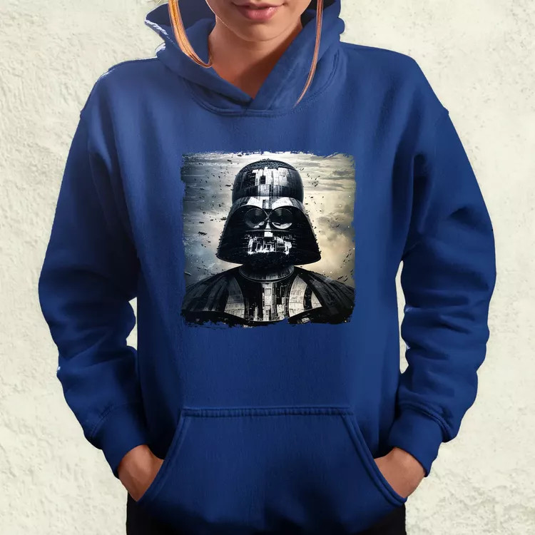 Pareidolia Darth Vader Halálcsillag fantázia v2 női pulóver