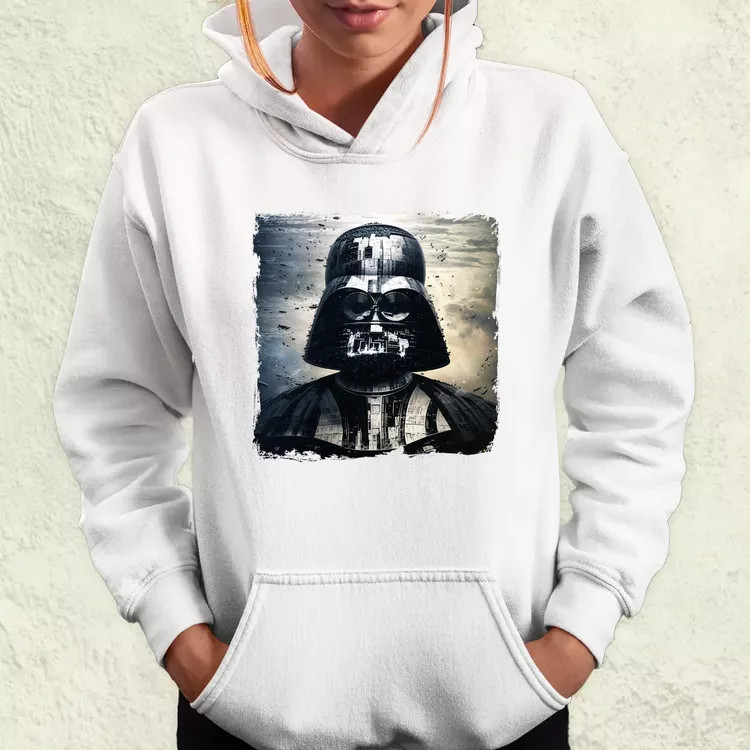 Pareidolia Darth Vader Halálcsillag fantázia v2 női pulóver