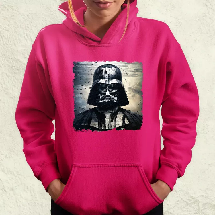 Pareidolia Darth Vader Halálcsillag fantázia v2 női pulóver