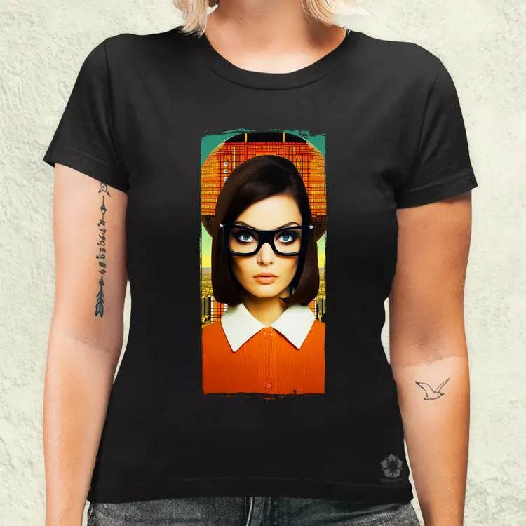 Szürreál pop art fantázia v4 női póló