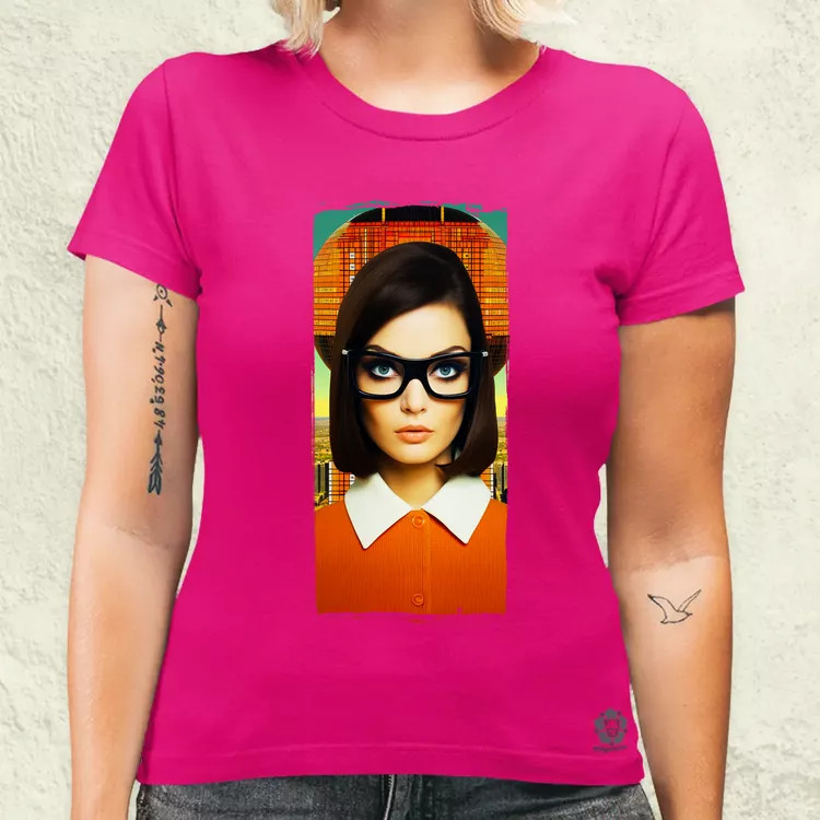 Szürreál pop art fantázia v4 női póló
