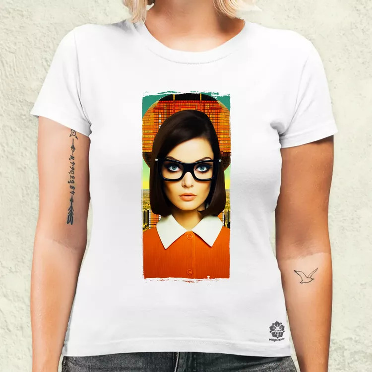Szürreál pop art fantázia v4 női póló
