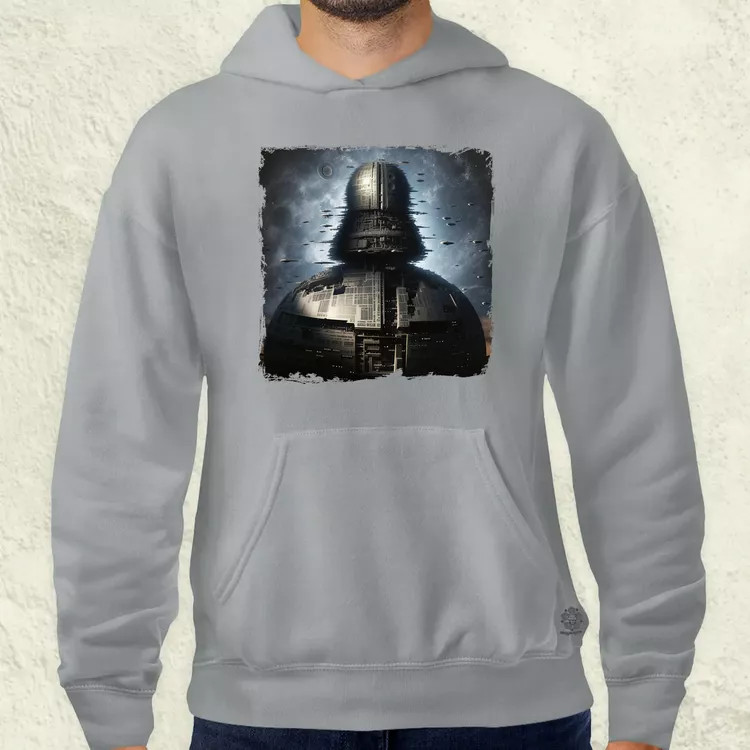 Pareidolia Darth Vader Halálcsillag fantázia v3 férfi pulóver