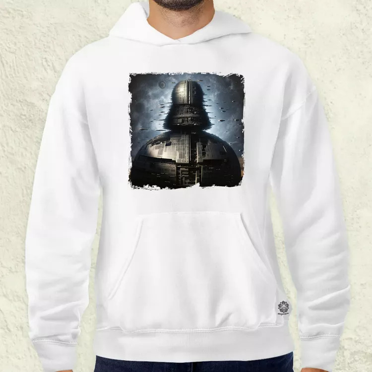 Pareidolia Darth Vader Halálcsillag fantázia v3 férfi pulóver