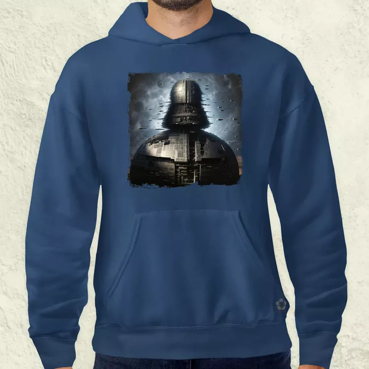 Pareidolia Darth Vader Halálcsillag fantázia v3 férfi pulóver