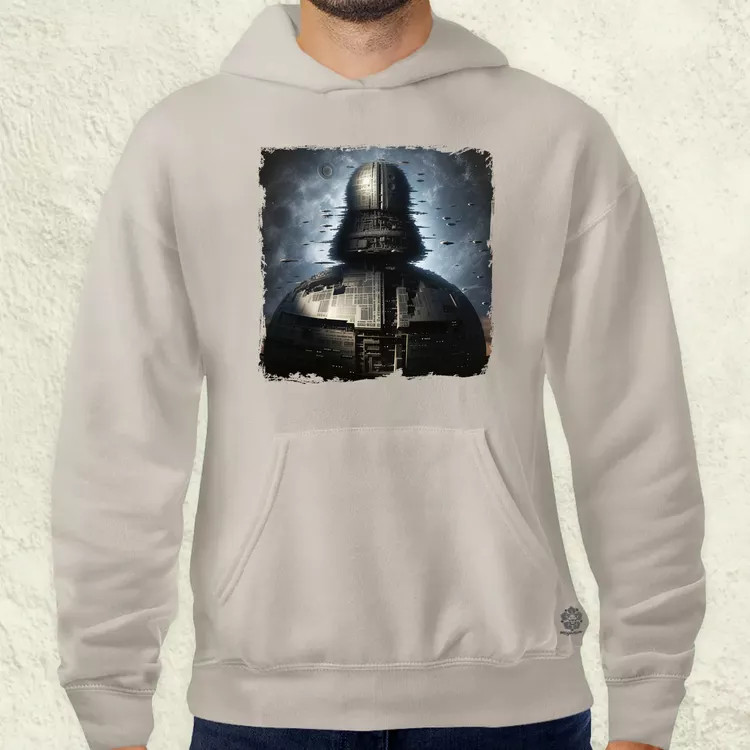 Pareidolia Darth Vader Halálcsillag fantázia v3 férfi pulóver