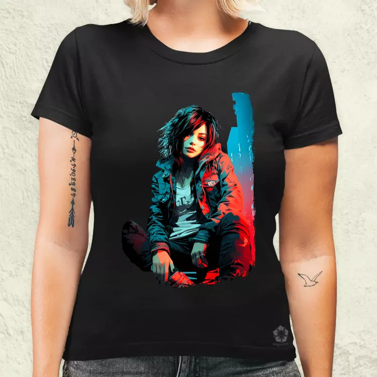 Városi punk vibe v2 női póló