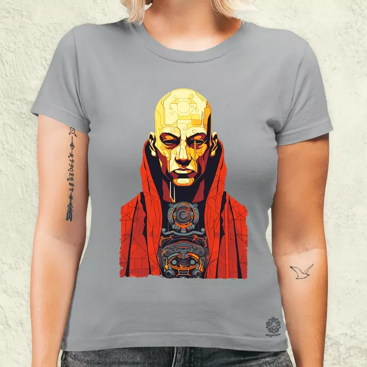 Cyberpunk szerzetes v1 női póló